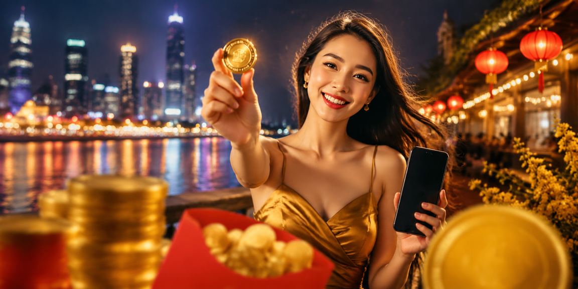 Hình ảnh phong bao lì xì đỏ đặc trưng trong các chương trình khuyến mãi tại thành phố Hồ Chí Minh